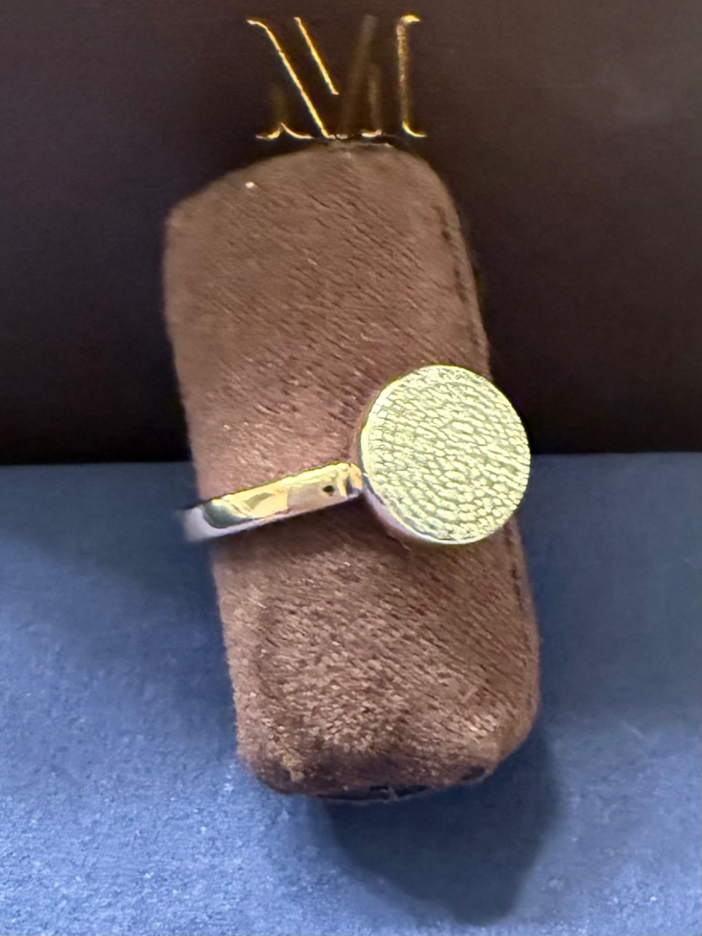 MONICA VINADER FIJI LARGE BUTTON RING